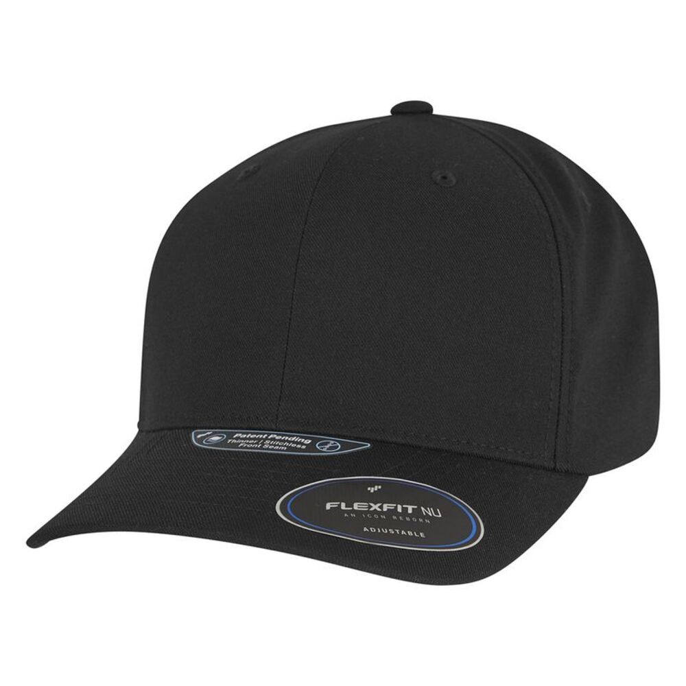 Flexfit Unisex Adult NU Baseball Cap / Black